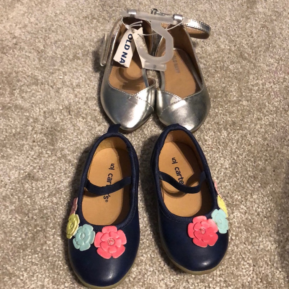 Lot of Toddler girls flats - 2 pairs size 5